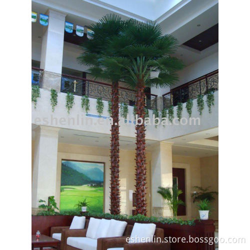 garden decoration big outdoor plastic palm tree